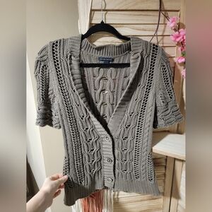 Banana Republic Cable Knit Cardigan - 100% Cotton